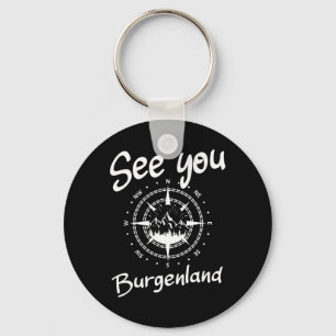 See You In Burgenland Comp Ski Austria Vacation Keychain