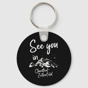 See You In Clausthal-zellerfeld Snowboarding Vacat Keychain