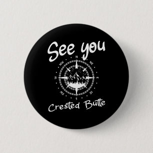 See You In Crested Butte Usa Vacation Ski Comp 2 Inch Round Button