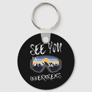 See You In Innerkrems Kärnten Vacation Ski Goggles Keychain