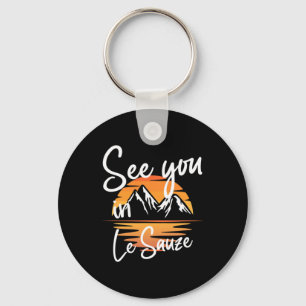 See You In Le Sauze France Hiking Vacation Ski  Keychain