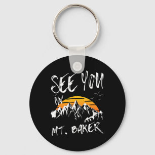 See You In Mt. Baker Usa Vacation Ski 1  Keychain