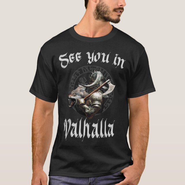 See You IN Valhalla, Vikings, Valhalla Pullover Ho (Front)