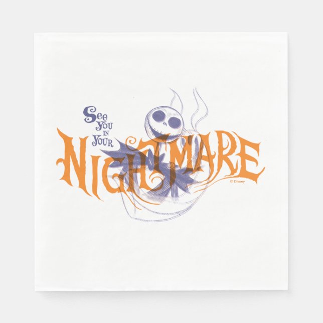 See You in Your Nightmare Napkin (Front)