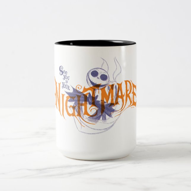 See You in Your Nightmare Two-Tone Coffee Mug (Center)
