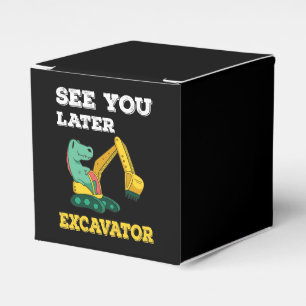 See You Later Excavator I - Toddler Boys Kids Favor Box