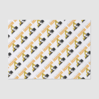See You Later Excavator Toddler Boy Kids Tissue Paper