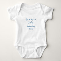 see you soon baby shower blue name date simple