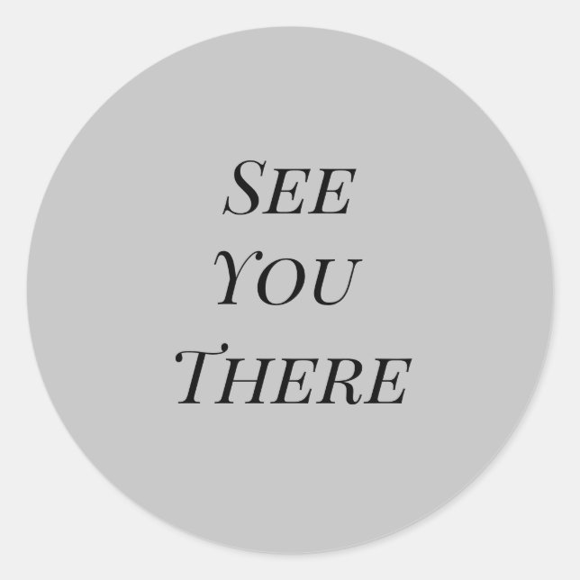 See you There Envelope Sticker (Front)