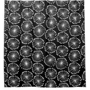 Seed Heads - White on Black
