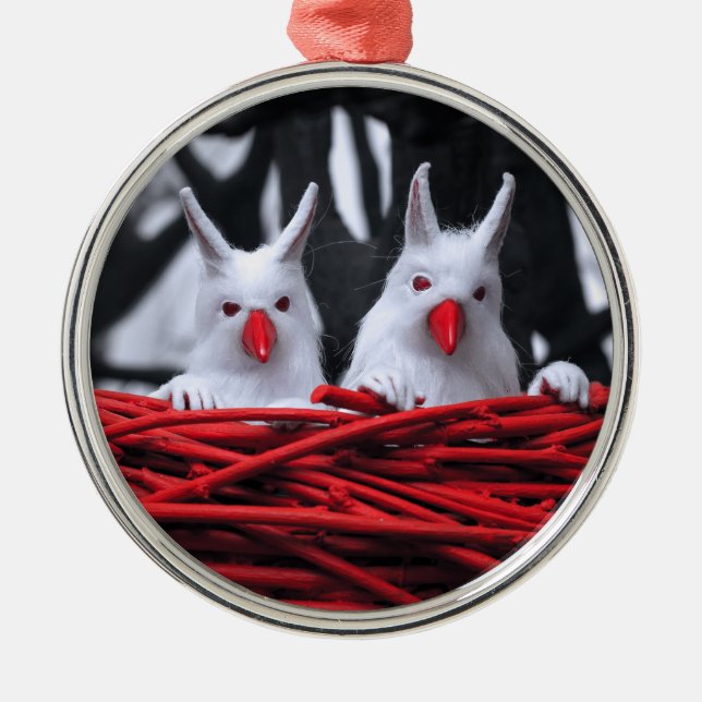 Seed in the Sand Metal Ornament (Front)