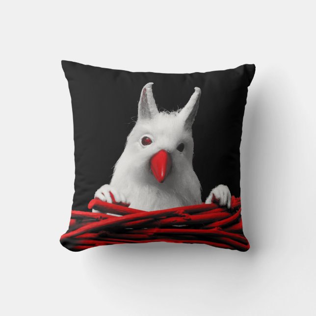 Seed in the Sand  Throw Pillow (Front)