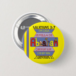 Seed of Abraham I Esp I Rnd I 6X6 Colossal 2 Inch Round Button