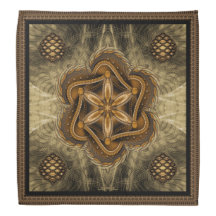 Seed Of Life Bandana Sepia