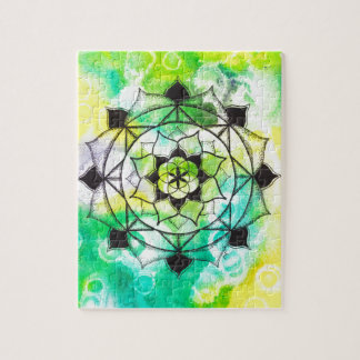 Seed of Life Mandala Jigsaw Puzzle