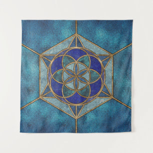 Seed of life Mosaic Ornament Tapestry