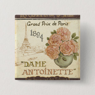 Seed Packet 2 Inch Square Button