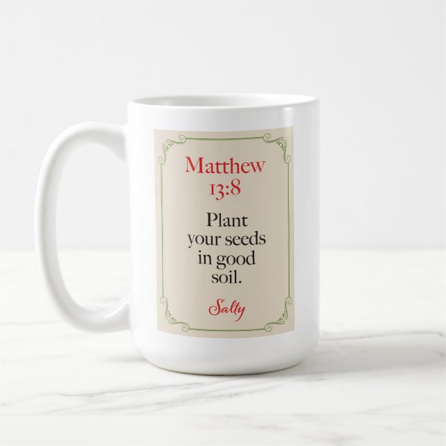 Seed Packet Coffee Mug (Left)