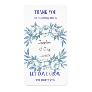 Seed Packet Labels Wedding Favours