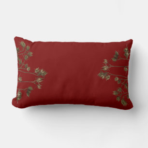 Seed Pods on a Lumbar Pillow