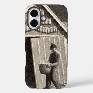Seed Time and Harvest by Grant Wood iPhone 16 Case