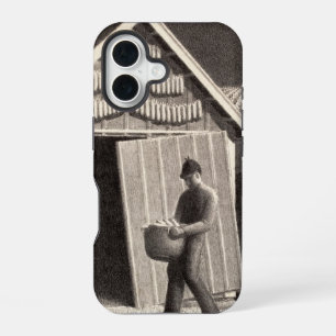 Seed Time and Harvest by Grant Wood iPhone 16 Case