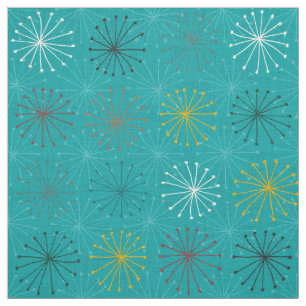 seedheads blue fabric