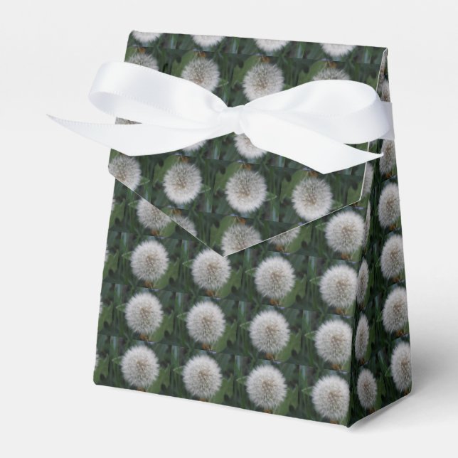 Seeding Dandelion Flower Favour Box (Front Side)