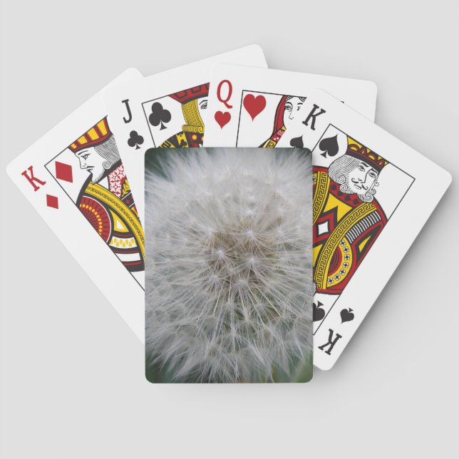 Seeding Dandelion Flower Playing cards (Back)