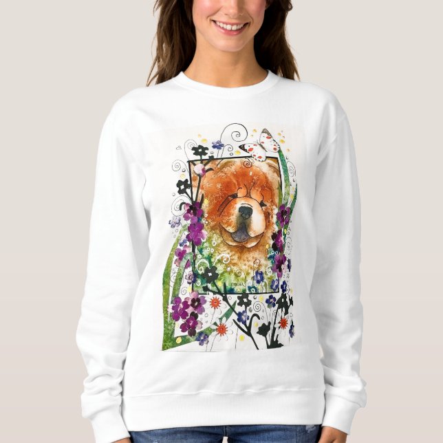 SEEDS OF CHANGE  red chow  Sweatshirt (Front)