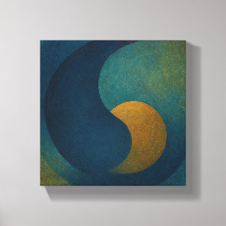 "Seeds of Stillness" Abstract Canvas Print