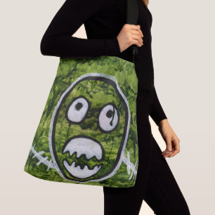 Seedy Pete Skull Odd Whimsical Monster Art Crossbody Bag