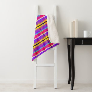 Seedy Plaid SE Sherpa Blanket