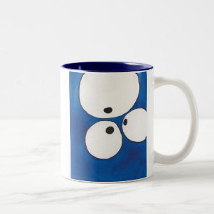 Seeing Eye to Eye to Eye, Blue, Mug