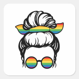 Seeing Rainbows Square Sticker