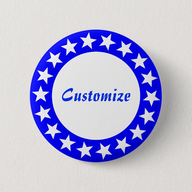 Seeing Stars Template - 2 2 Inch Round Button (Front)