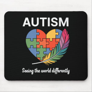 Seeing The World Differently Autism Awareness Infi Mouse Pad