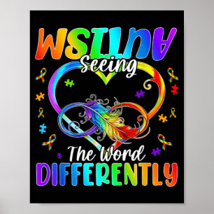 Seeing the World Differently Autism Awareness Poster