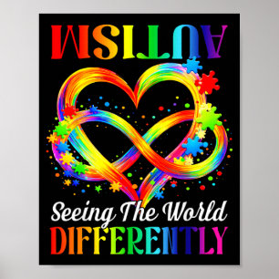 Seeing The World Differently Autism Awareness Poster