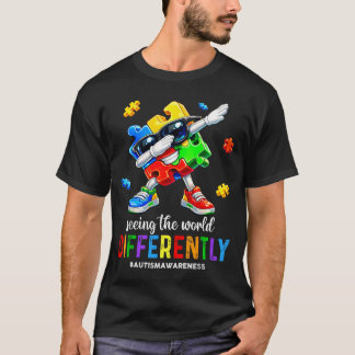 Seeing The World Differently Autism Awareness T-Shirt