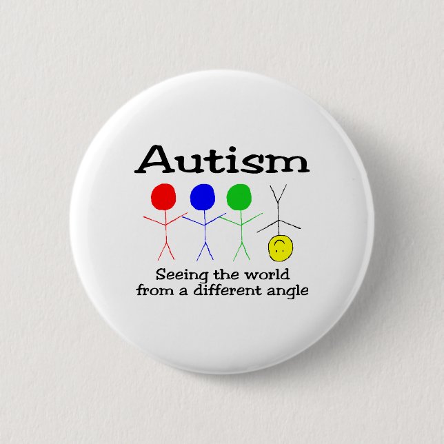 Seeing The world From A Different Angle 2 Inch Round Button (Front)