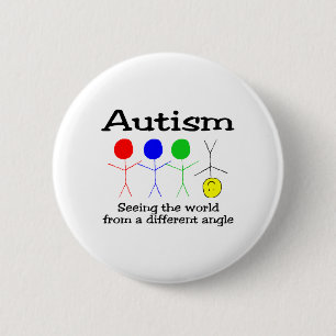 Seeing The world From A Different Angle 2 Inch Round Button