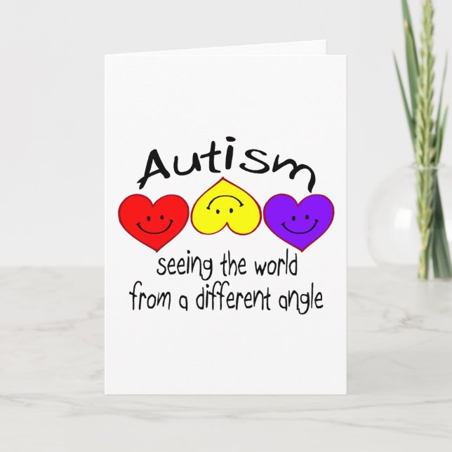 Seeing The World From A Different Angle (Hrts) Card (Front)