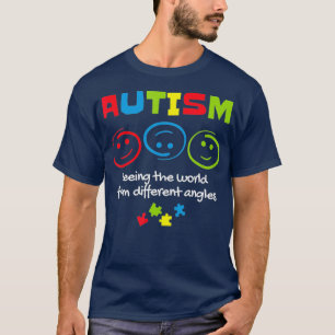Seeing The World From Different Angles Autism T-Shirt