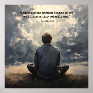 Seeing thins as they are (Door 1060) Poster