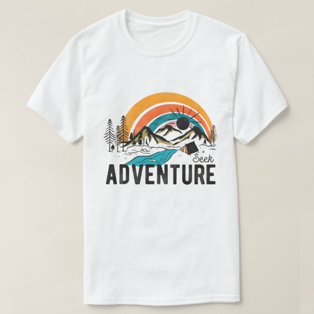 "Seek Adventure Graphic T-Shirt (Design Front)