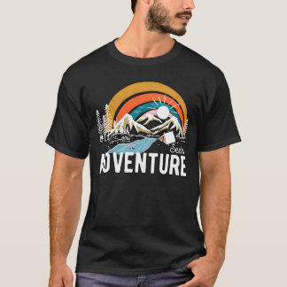 Seek Adventure Hiking Mountains Camping retro T-Shirt