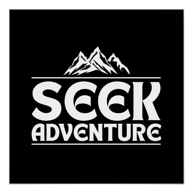 SEEK ADVENTURE POSTER (Front)