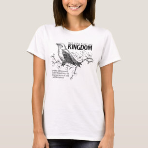 Seek First His Kingdom Bible Verse   Matthew 6:33  T-Shirt