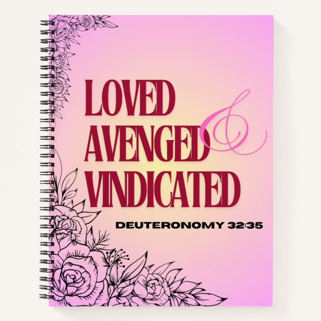 Seek God In A Break Up Deuteronomy 32 Notebook (Front)